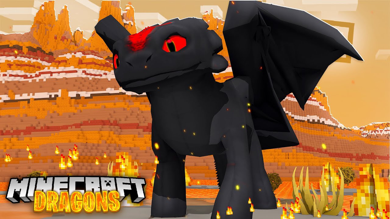 THE MOST DANGEROUS NIGHTFURY! - Minecraft Dragons