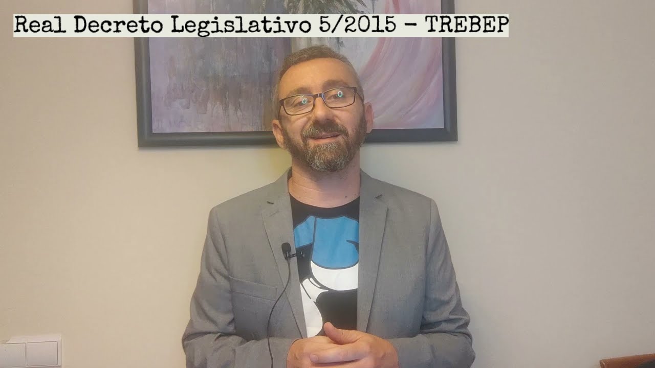 Real Decreto Legislativo 5/2015, TREBEP - Art 1 a 7 - 1a parte.