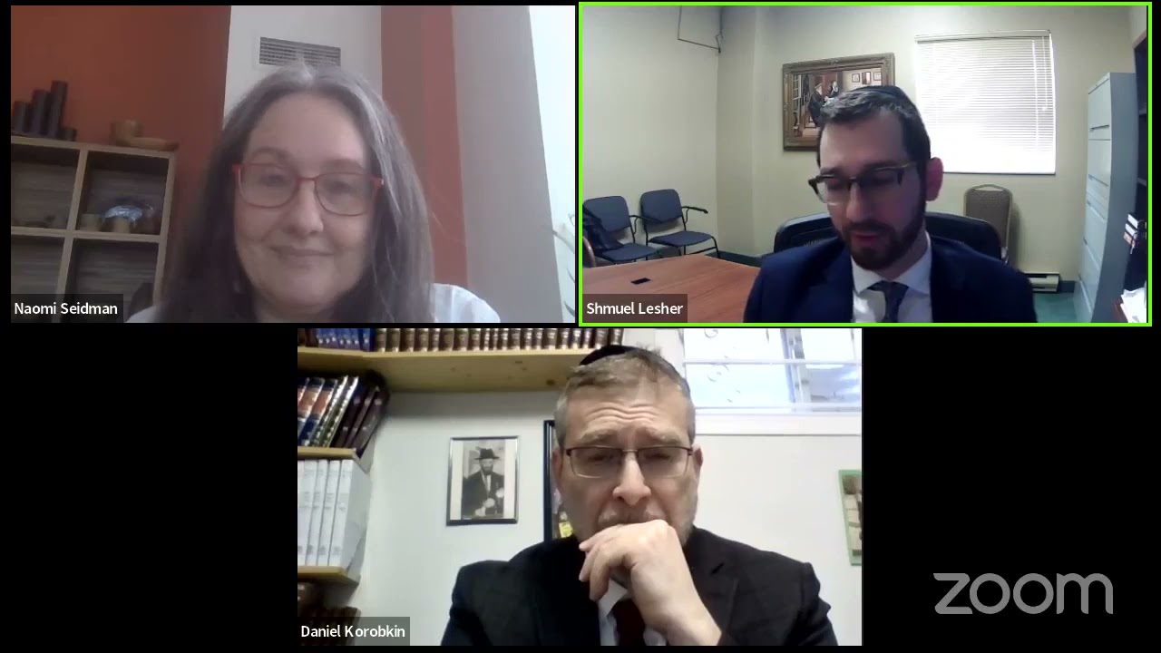 Interview with Prof Naomi Seidman on the Bais Yaakov Movement with Rabbi Lesher and Rabbi Korobkin