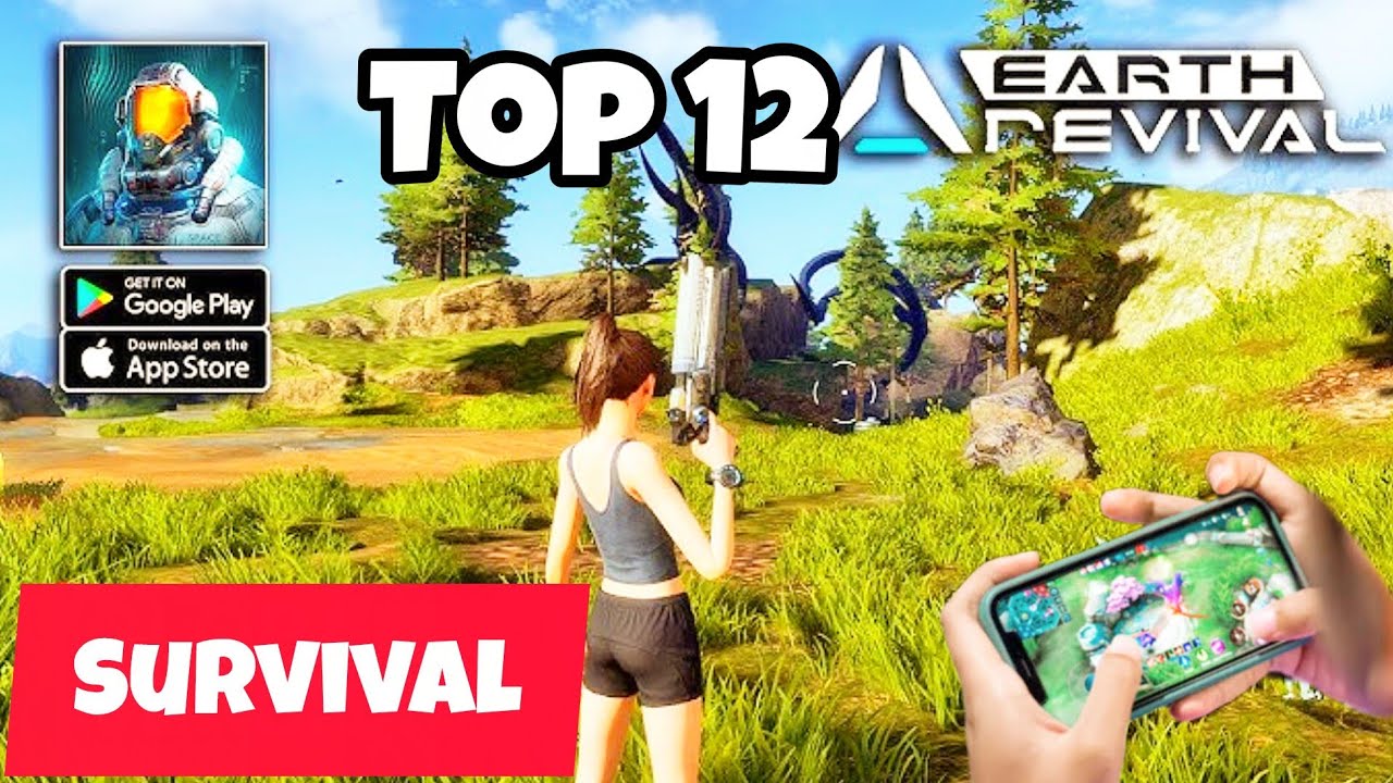 Top 12  Juegos DE SUPERVIVENCIA para Móvil  | los mejores JUEGOS MOVILES | JUEGOS ANDROID