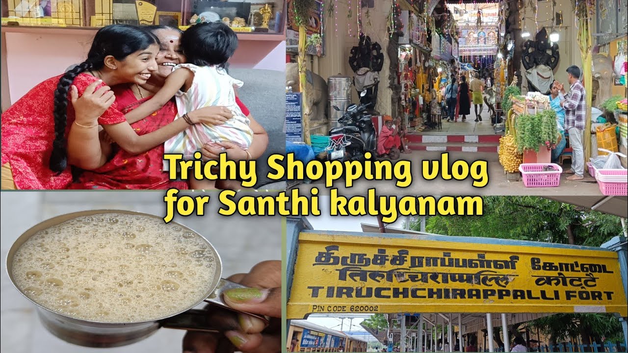 Trichy vlog || Blouse stitching and shopping vlog at Trichy Polam ah???