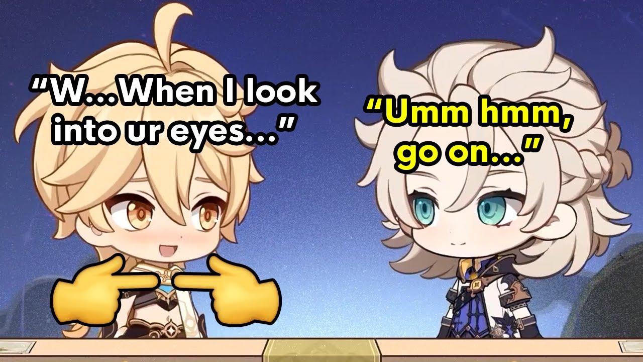 Aether and Albedo's VAs BEST MOMENTS in Genshin 5.0 livestream.