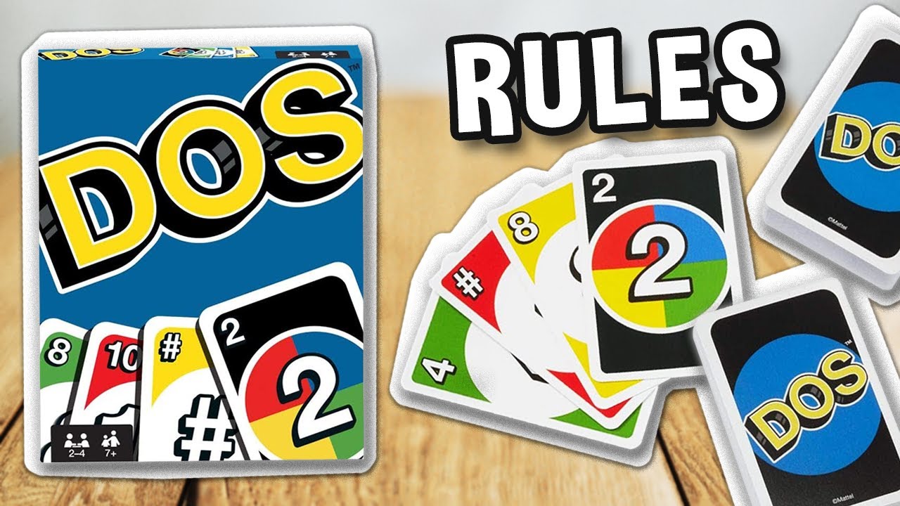 Jak grać w grę karcianą DOS (oficjalne zasady, instrukcje i rozgrywka) | boardgamesTV x MATTEL x UNO