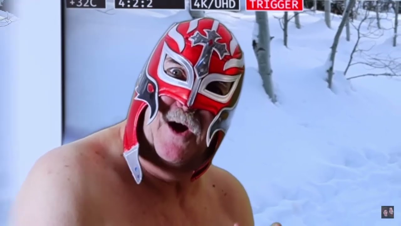 BUBBA AND SHAWN PLAY IN THE SNOW