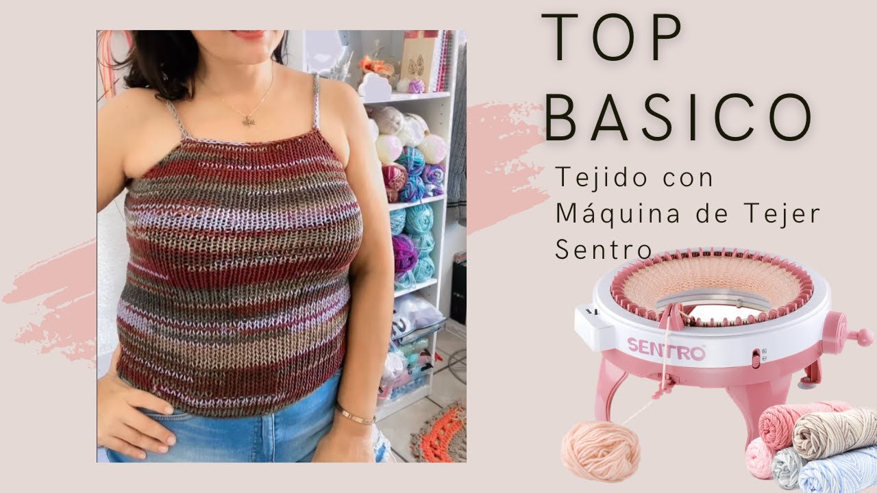 TOP DE TEMPORADA:  Tutorial de Tejido con Máquina SENTRO ¡Que Debes Ver!