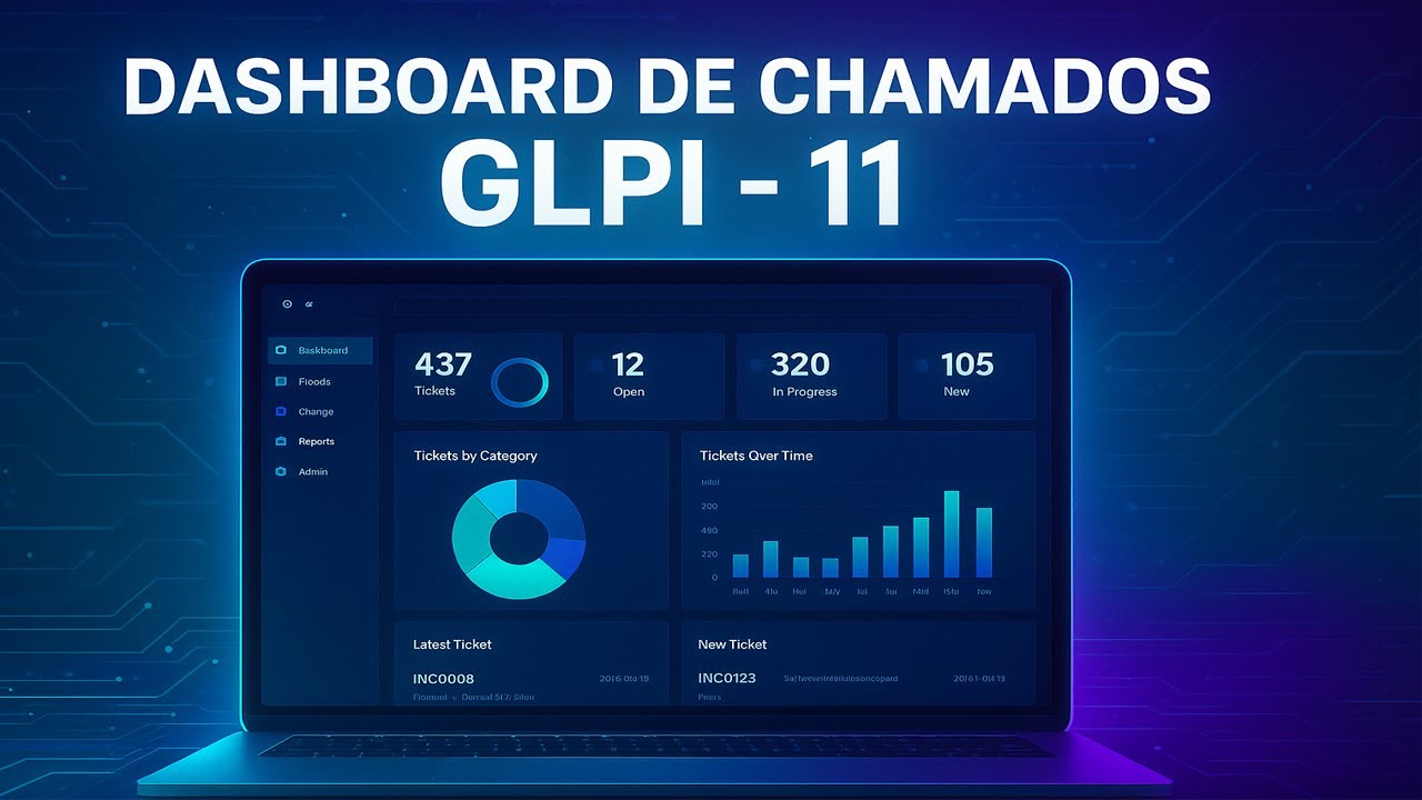 Como Criar um Dashboard de Chamados no GLPI 11 | Visual Moderno e Interativo