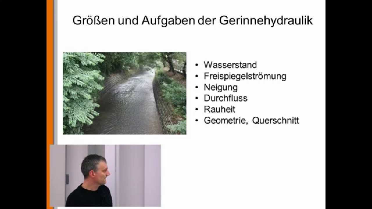 Fließgewässer 1: Was ist ein Gerinne?