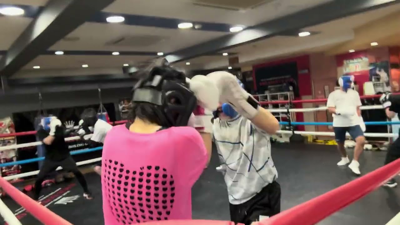 先輩は後輩に厳しいスパー大会用練習、￼￼￼BMB RING！