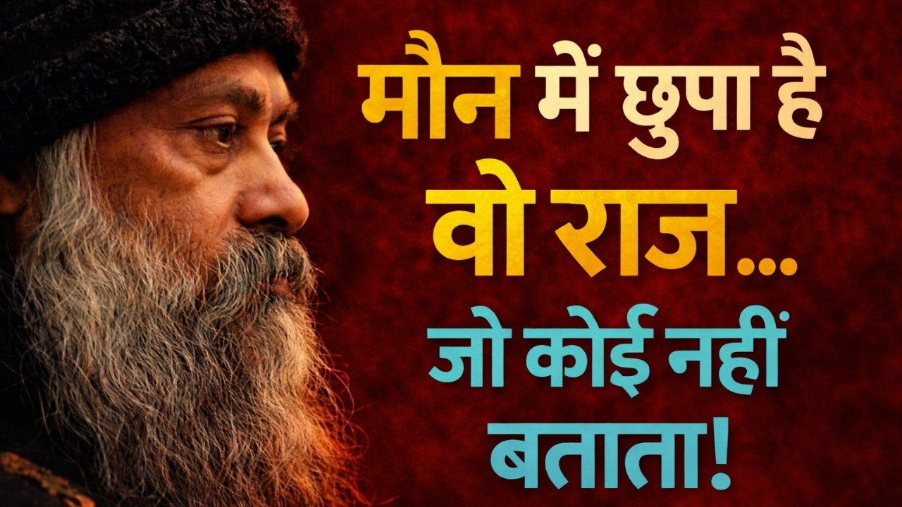 मौन में छुपा है वो राज… जो कोई नहीं बताता! | Osho Hindi Speech | Power Of Silence |Osho Pravachan