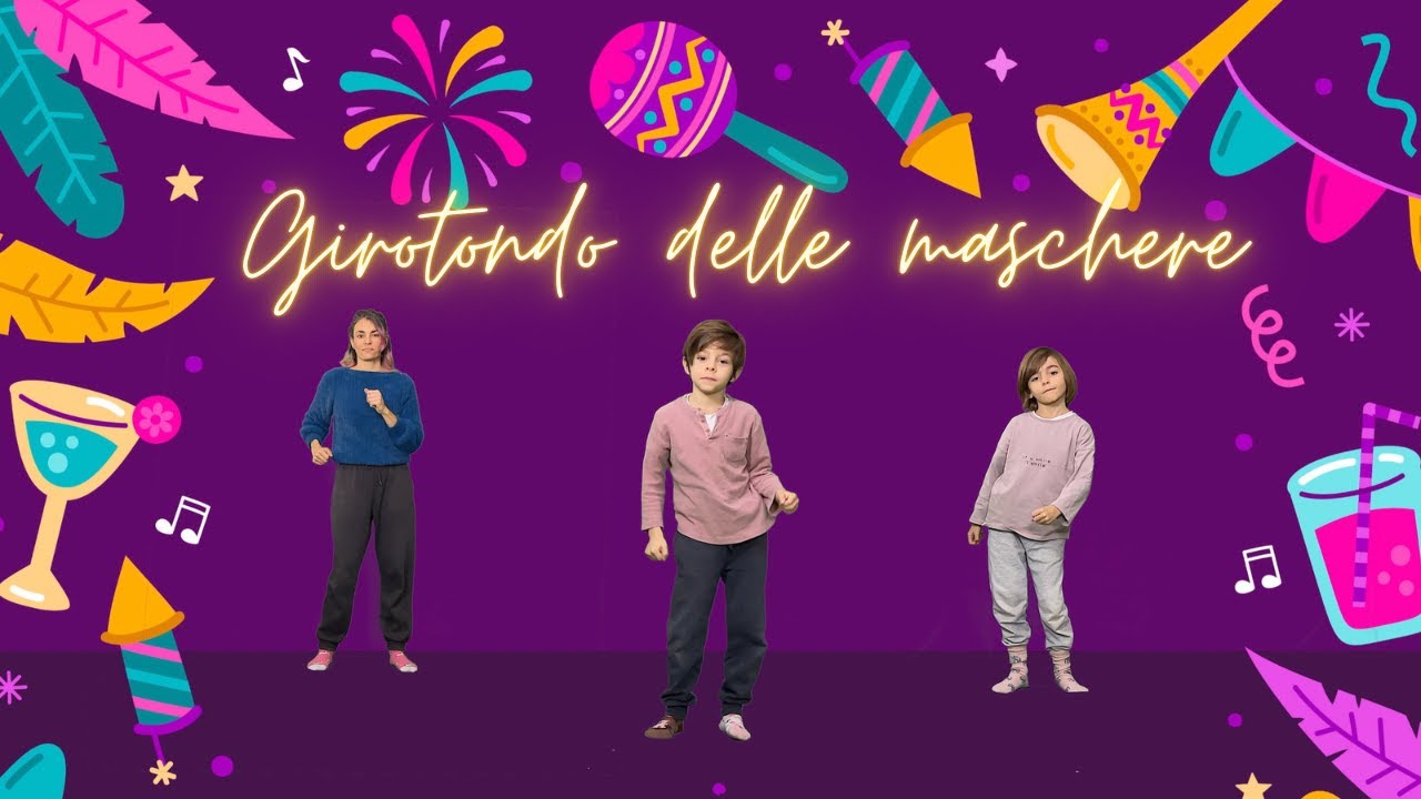GIROTONDO DELLE MASCHERE - ginnastica per bambini
