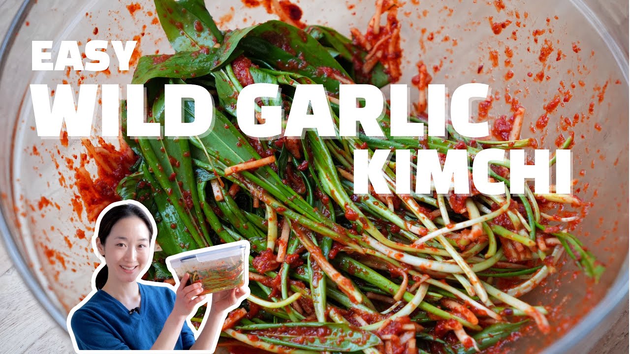 Wild Garlic Kimchi (San-maneul Kimchi): Easy, Authentic, & Seasonal