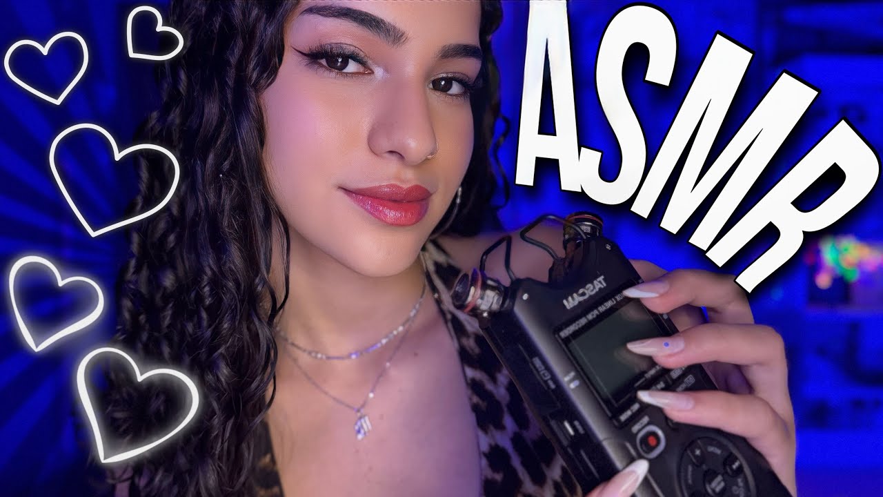 ASMR - SUSSURROS E VOZ CALMA PARA DORMIR PROFUNDAMENTE COM O TASCAM DR-40x ᶻ 𝗓 𐰁