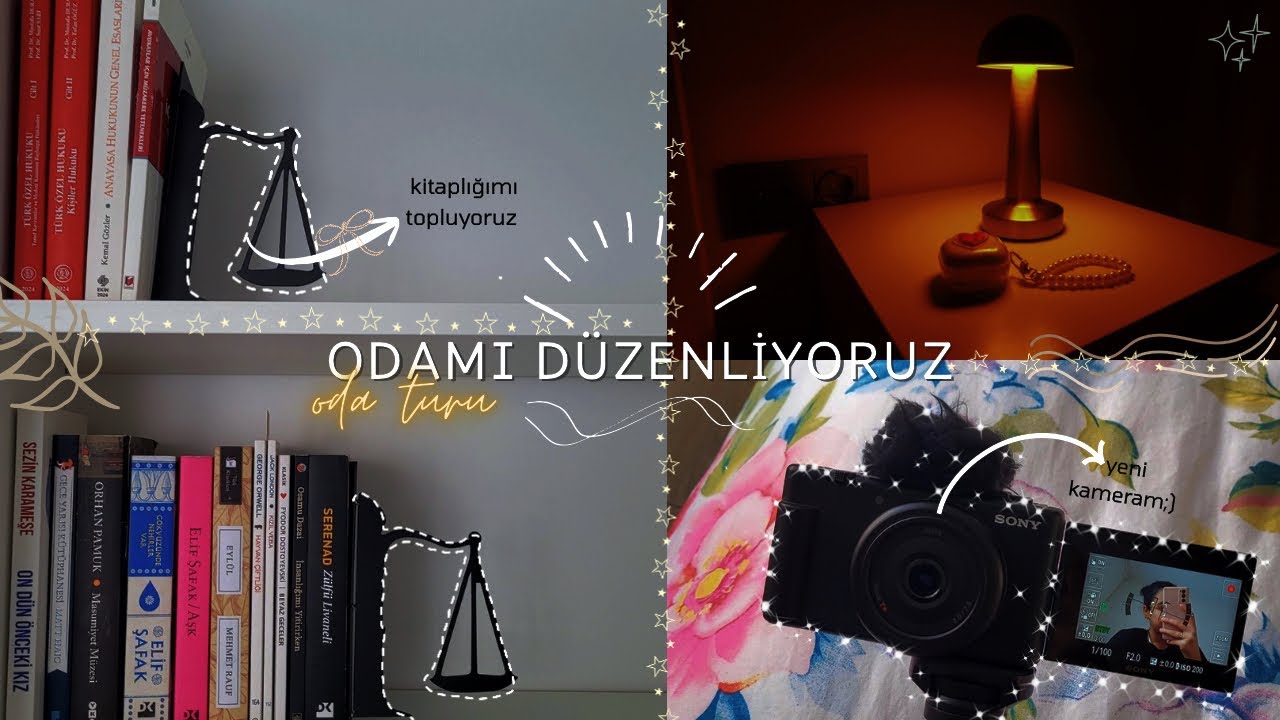 KİTAPLIĞIMI DÜZENLİYORUZ🙂‍↕️| oda turu, kargo açılımı ve yeni kameram🤎