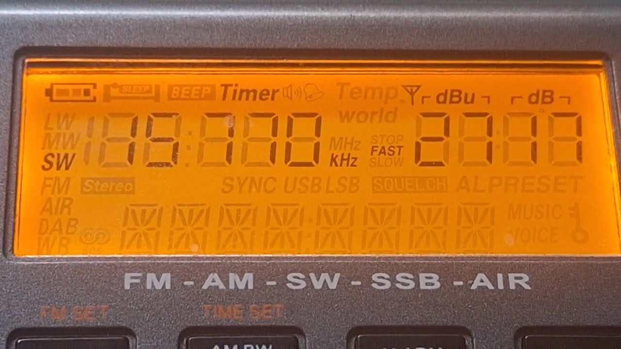15770 kHz WRMI Radio Miami Internacional con el final del programa 