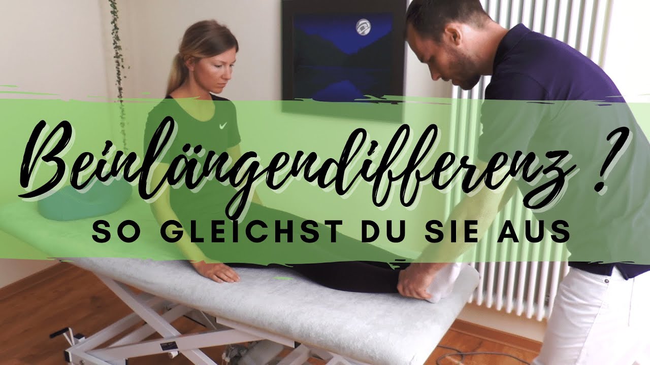Beinlängendifferenzen selbst ausgleichen (funktionelle Beinlängendifferenz / Beckenschiefstand/ ISG)