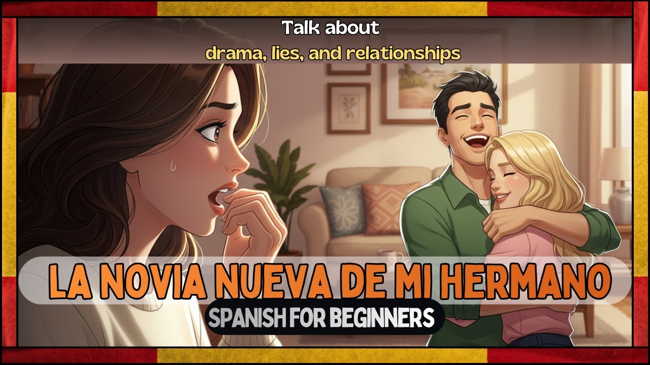 Speak Spanish with drama! My brother's girlfriend | A2-B1 Spanish
