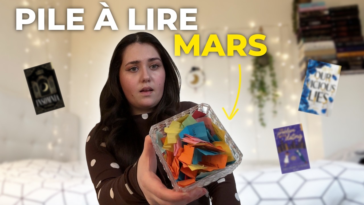 CE QUE JE DOIS LIRE EN MARS 🫙🌼 (pile à lire)