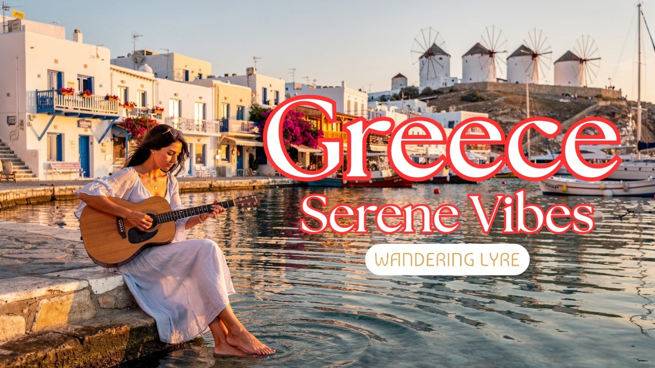 Mykonos Serenity | Relaxing Coastal Music for Stress Relief and Relaxation