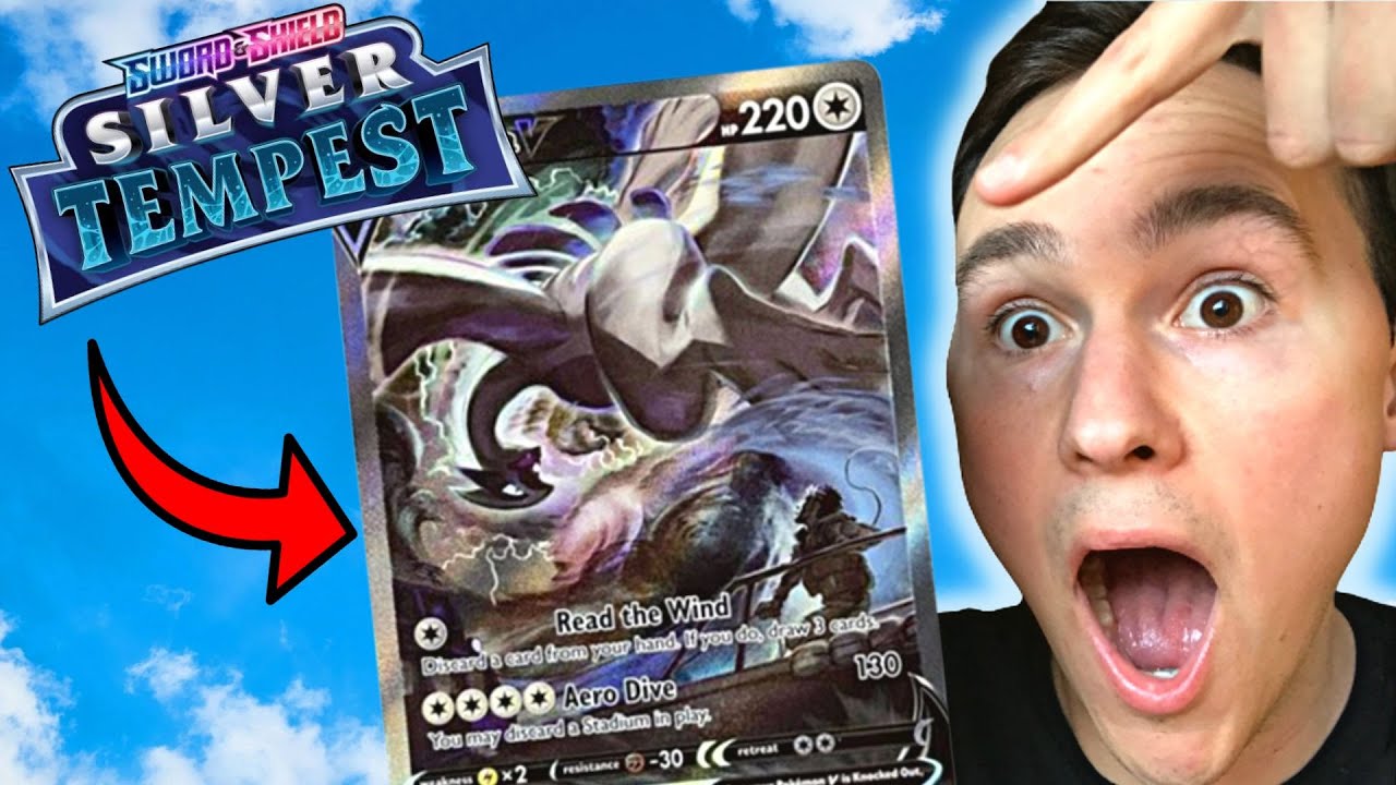 Opening Up Pokemon's New Set Silver Tempest Until We Pull An Alt Art Lugia!!