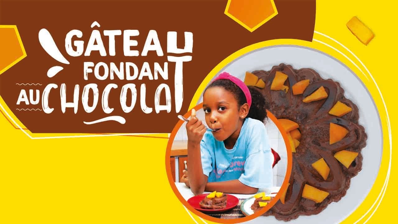 Le gâteau fondant au chocolat