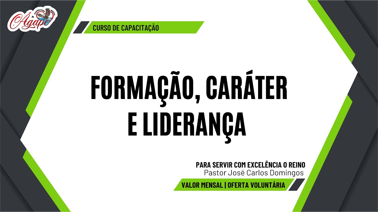 CURSO DE CAPACITAÇÃO | FORMAÇÃO, CARÁTER E LIDERANÇA | 24/02/2026