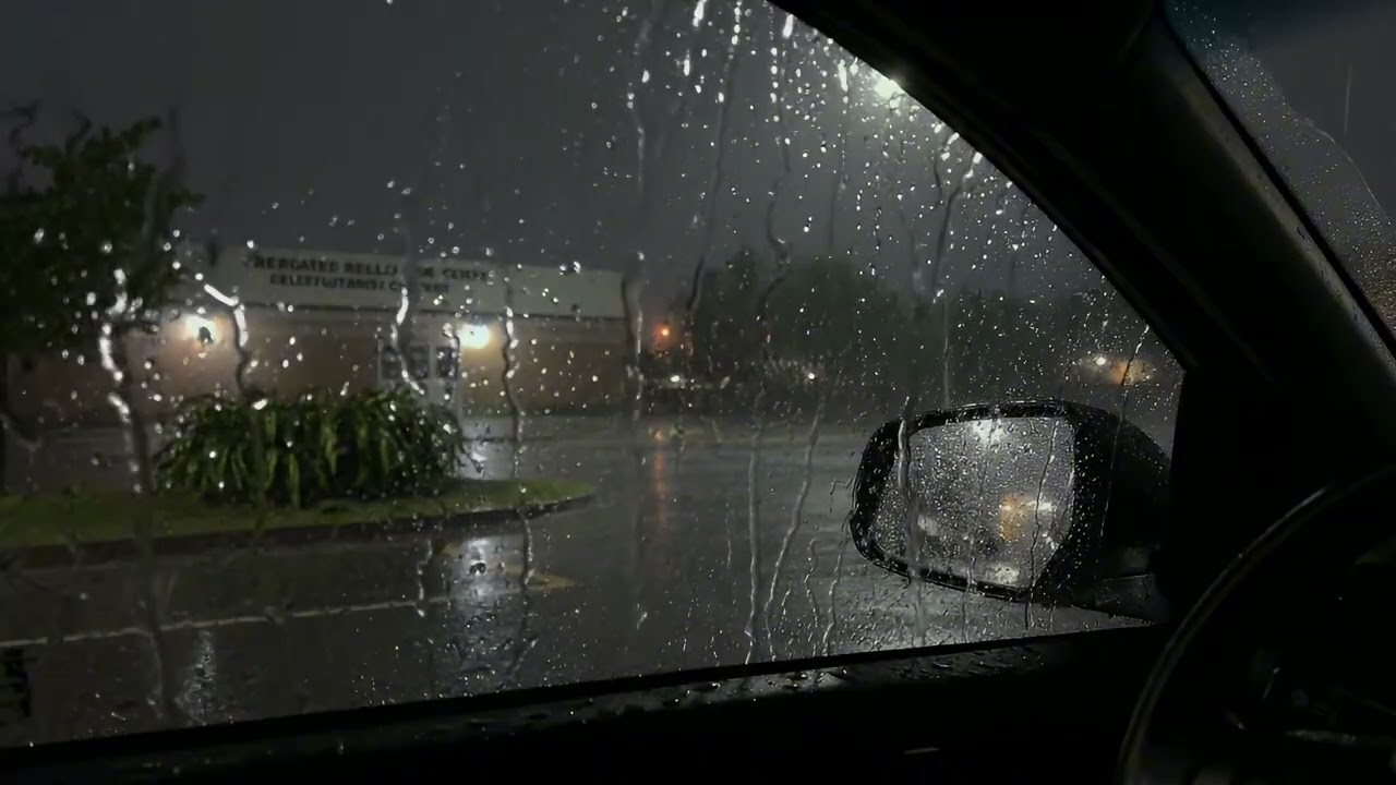 Deep Sleep Heavy Rain on Car Roof - Sleep Instantly, Total Relaxation, Sounds for Calm Anxiety