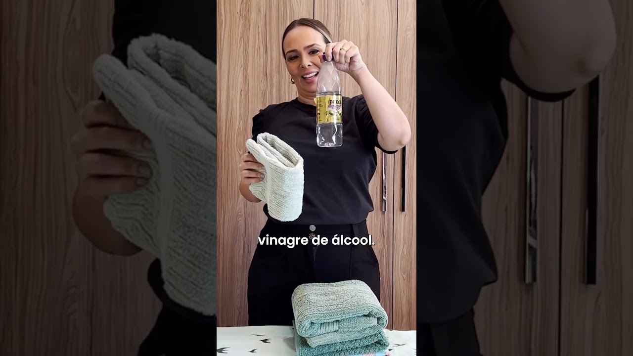 COMO RECUPERAR SUA TOALHA DE BANHO QUE FICOU &ldquo;&Agrave;SPERA&rdquo;🧼