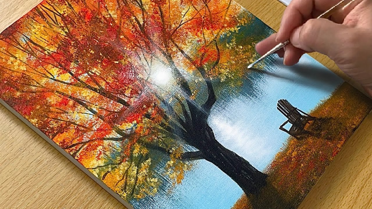 You Won&rsquo;t Believe How Easy This Glowing Light Effect Is! - Acrylic Painting