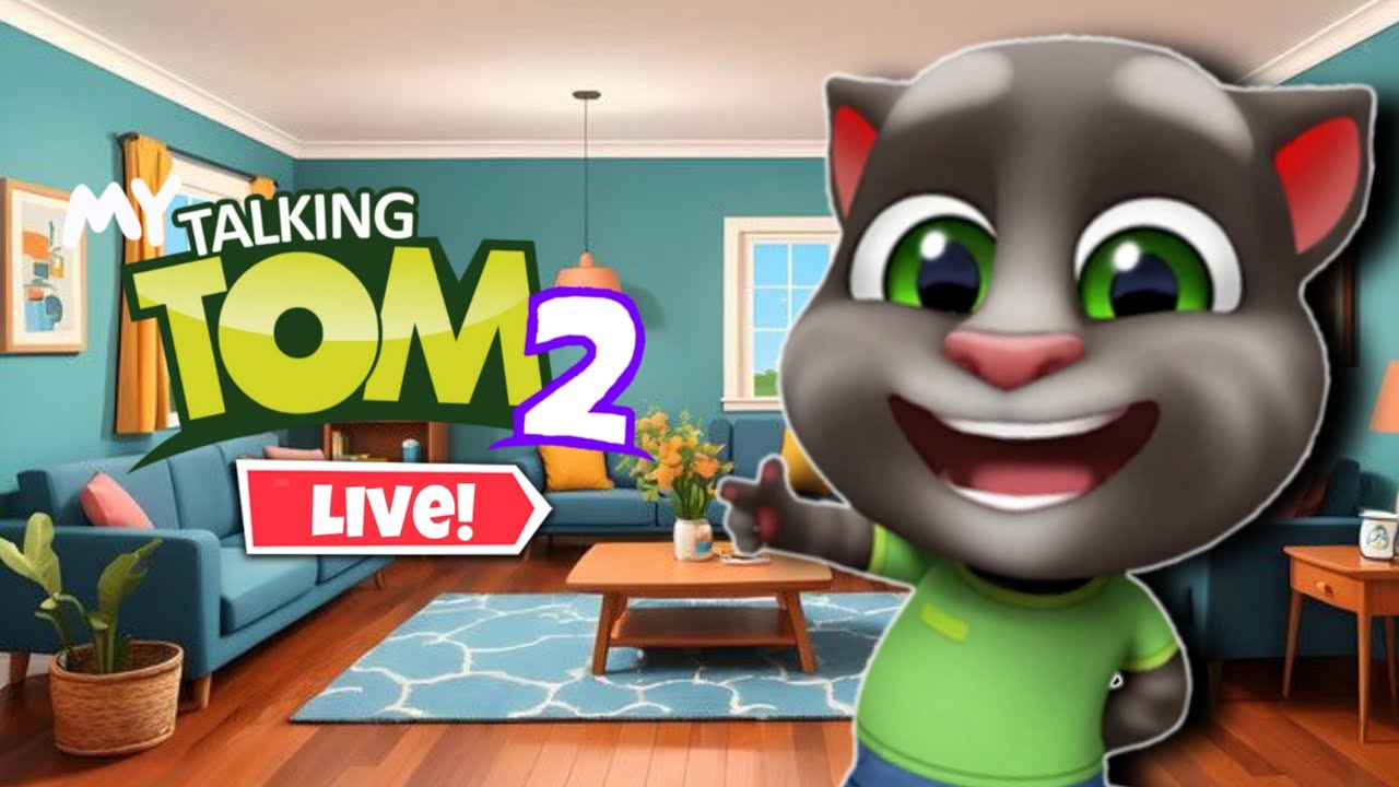 My talking tom 2 game live 💯 TOM GAME LIVE 🔴 #part-1