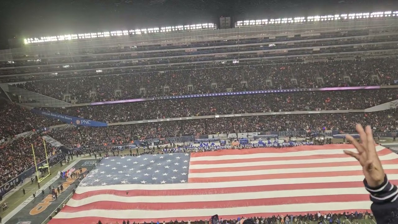 Bears  - Rams National Anthem - 1/18/2026