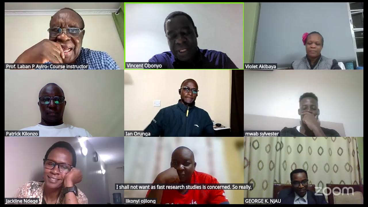 COHORT 3 LECTURE ON METHODOLOGY BY PROF. LABAN AYIRO