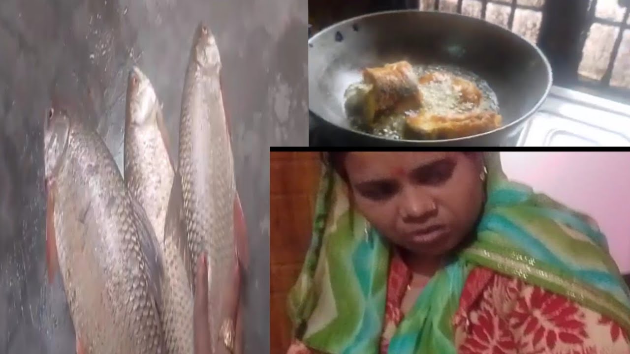 काम करते करते थक गई उपर से मछली लाकर रख दिये हमारे पति।