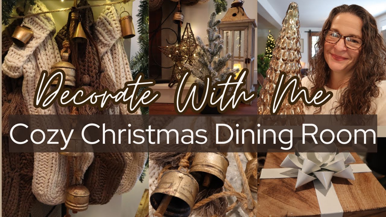 Moody Christmas Dining Room Decorating Ideas | Christmas Decorate With Me | King Of Christmas