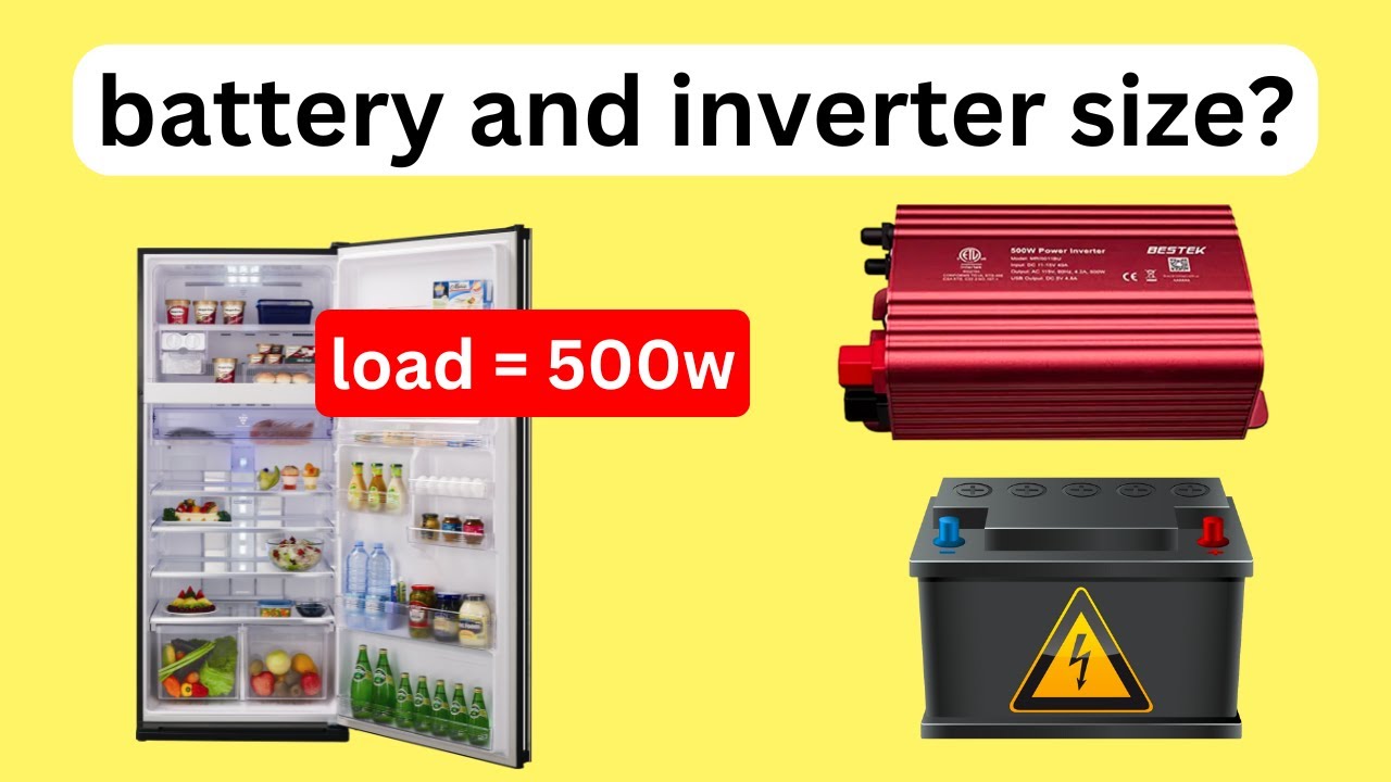 How to Choose The BEST 500w Full Load Solar Power Inverters and Battery Size - Secrets EXPOSED