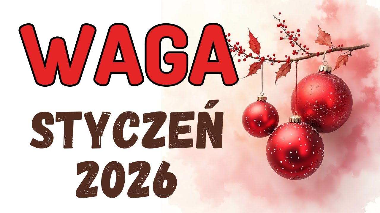 WAGA ♎ STYCZEŃ 2026 ♎ prognoza Tarota 🍀BĘDZIE ŁATWIEJ NIŻ SĄDZISZ, NIE ZADRĘCZAJ SIĘ OBAWAMI🍀