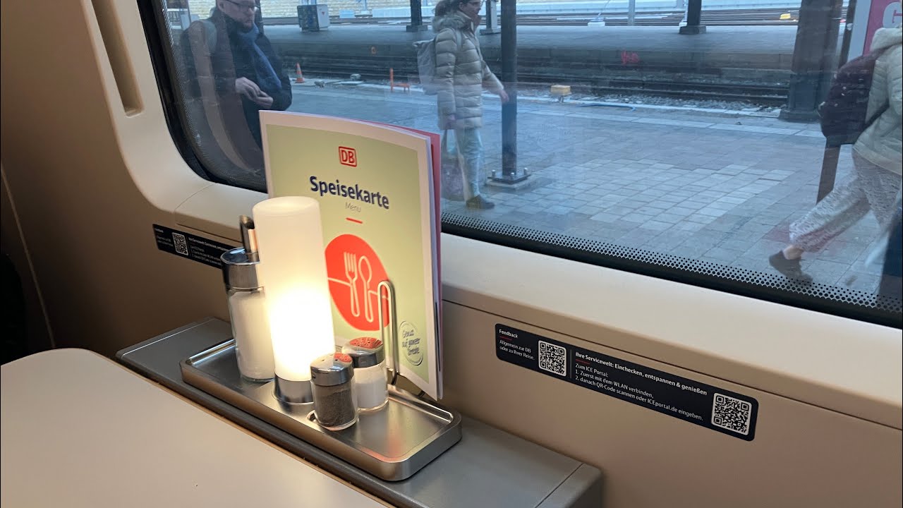 2026年2月14日　チューリヒ中央駅に到着するICE4