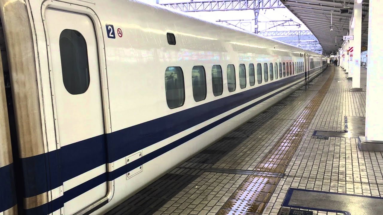 【決定的瞬間！】ＪＲ海７００系、緊急停止・見送り客が新幹線止める！