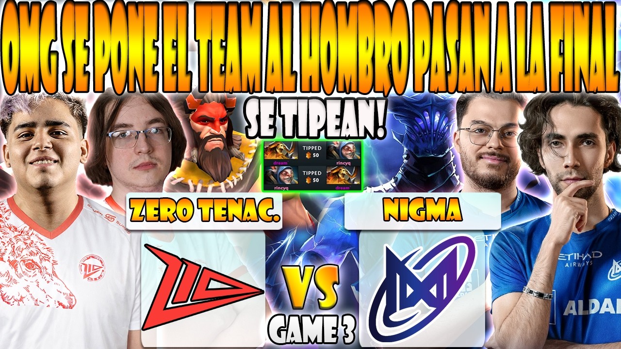 NIGMA vs ZERO TENACITY BO3[GAME 3]SEMIFINAL- MOOZ VS SUMAIL, RINCYQ- DREAMLEAGUE DIVISION 2: SEASON3