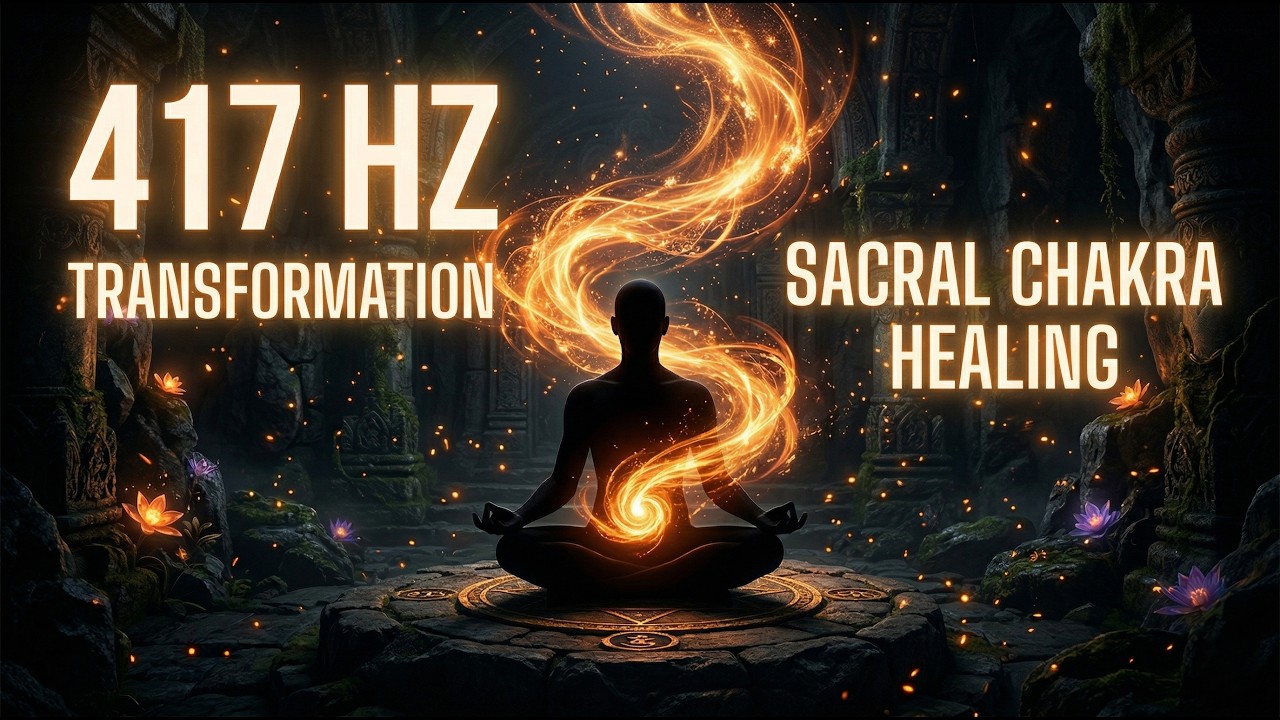 417 Hz The Frequency of Transformation | Sacral Chakra Healing for Emotional Release and Renewal