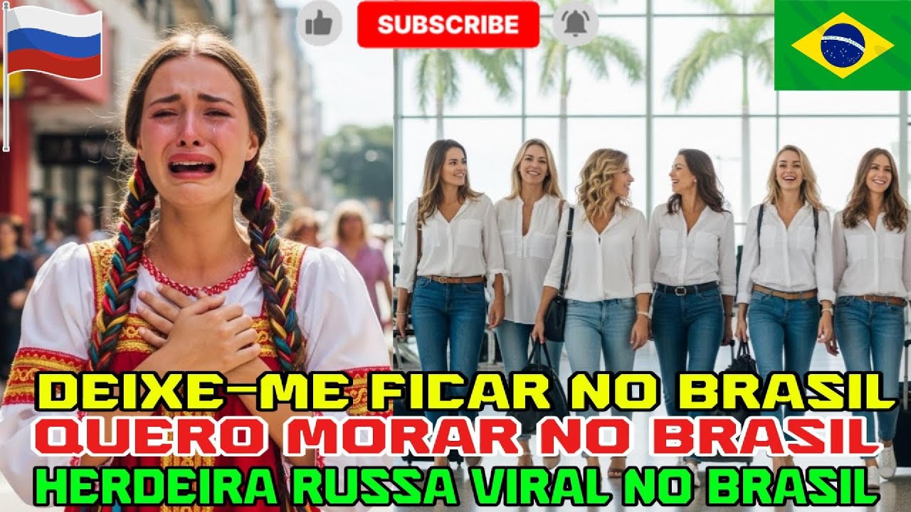 Socialite russa quer ficar no Brasil e vira fenômeno viral!