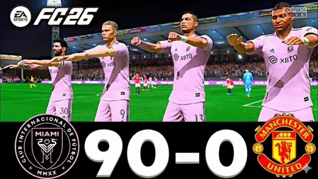 RONALDO, MESSI, LAMINE YAMAL, MBAPPE, ALL BEST PLAYERS IN THE WORLD PLAYING TOGETHER| SOCCERFC FC26 