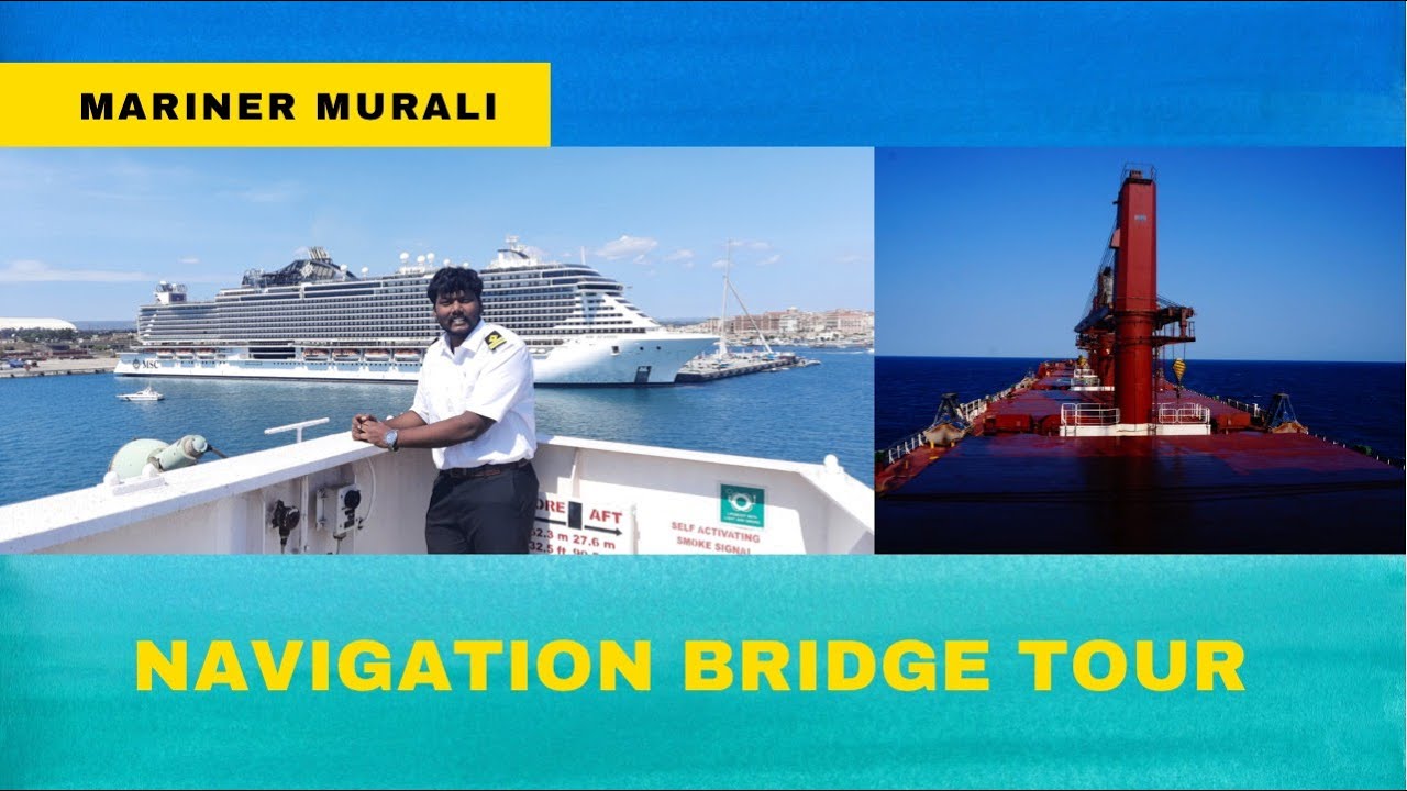 INSIDE SHIPS NAVIGATION BRIDGE BY MARINER MURALI