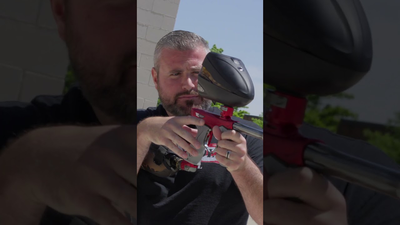 Shooting the Dye M3+ Paintball Marker! #amazing #challenge