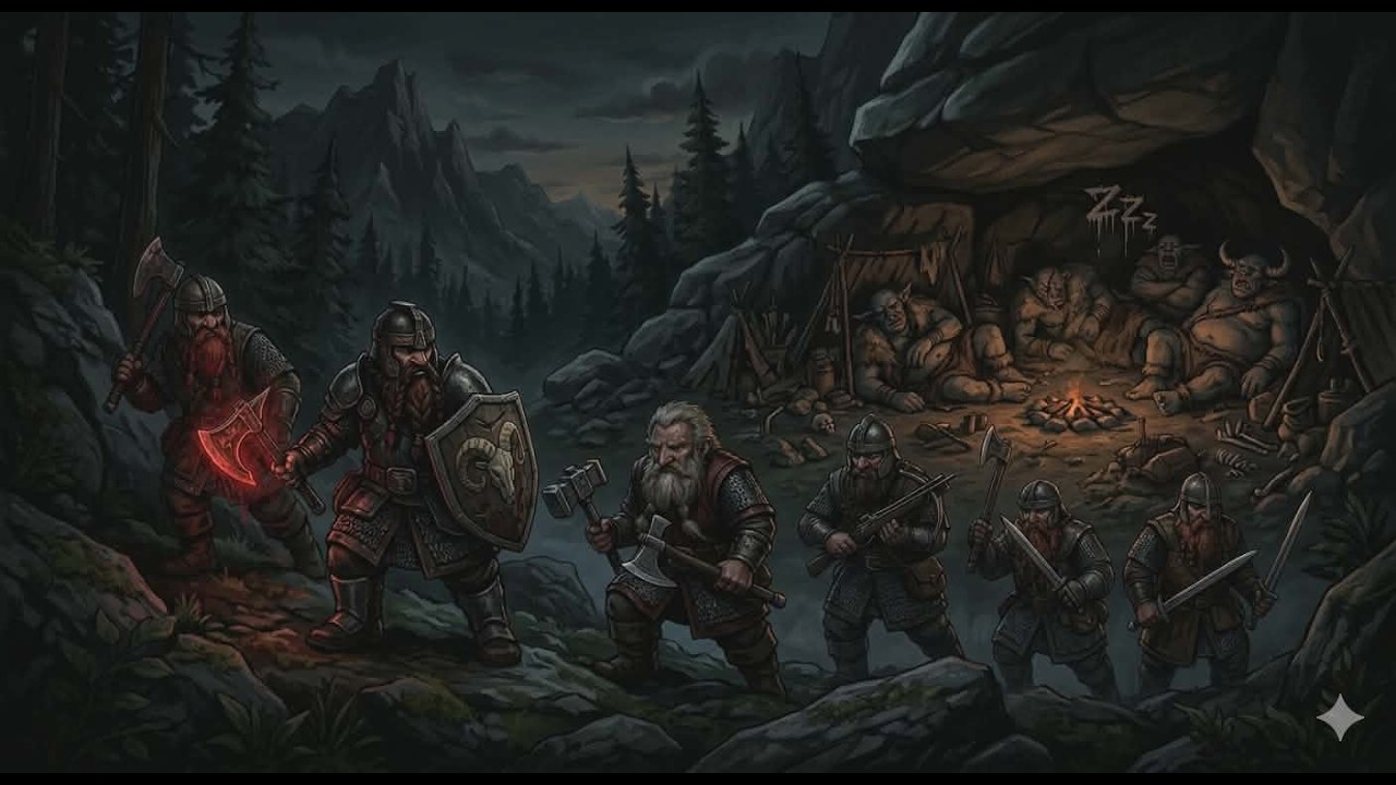 Keep it down! (#darksynth #dungeonsynth #dungeoncrawl #dungeonsanddragons #ambiet #darkambient)