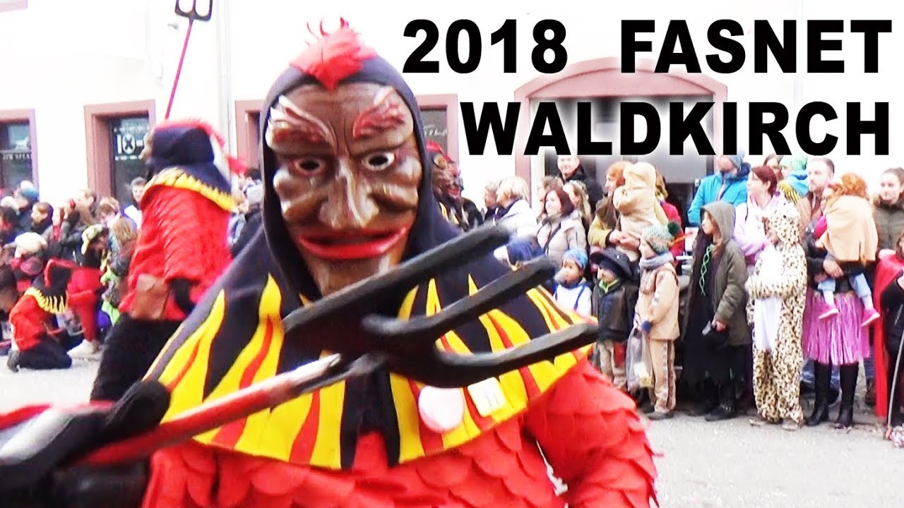 FASNET UMZUG WALDKIRCH vom 4. Februar 2018 Teil II | Masken-Umzug mit Hexen