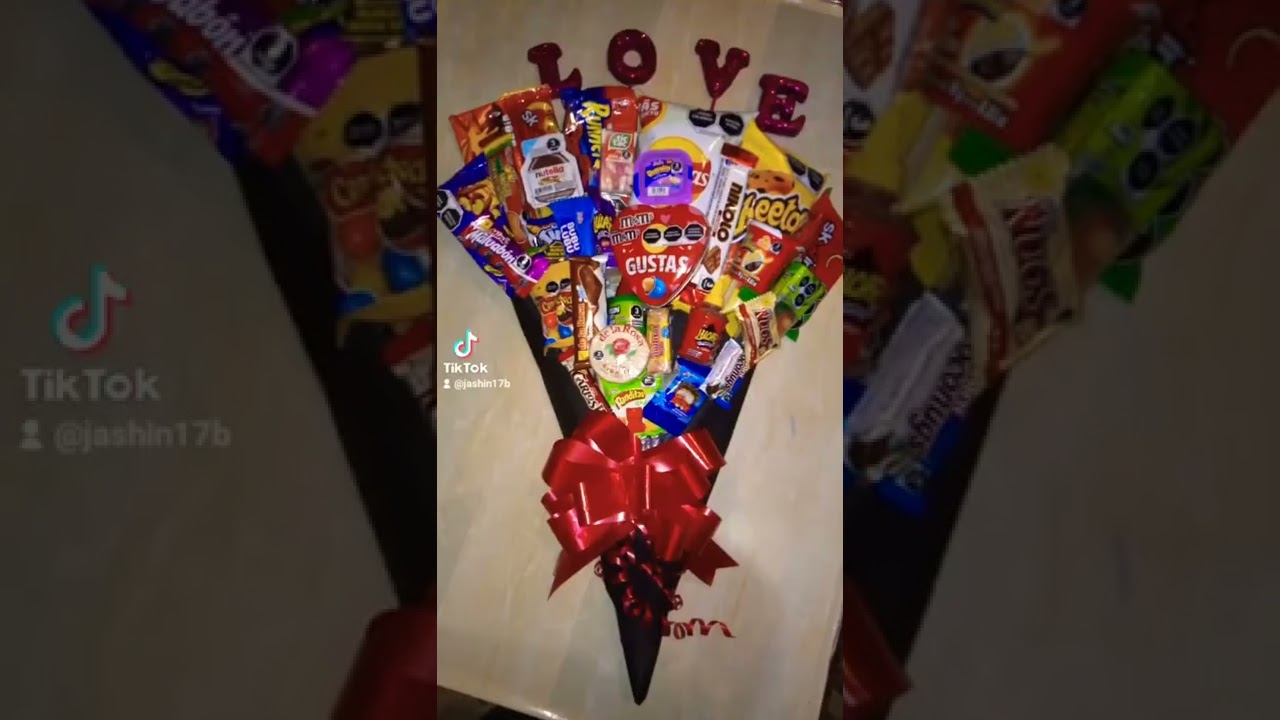 ramo de dulces para toda ocasi&oacute;n f&aacute;cil de hacer