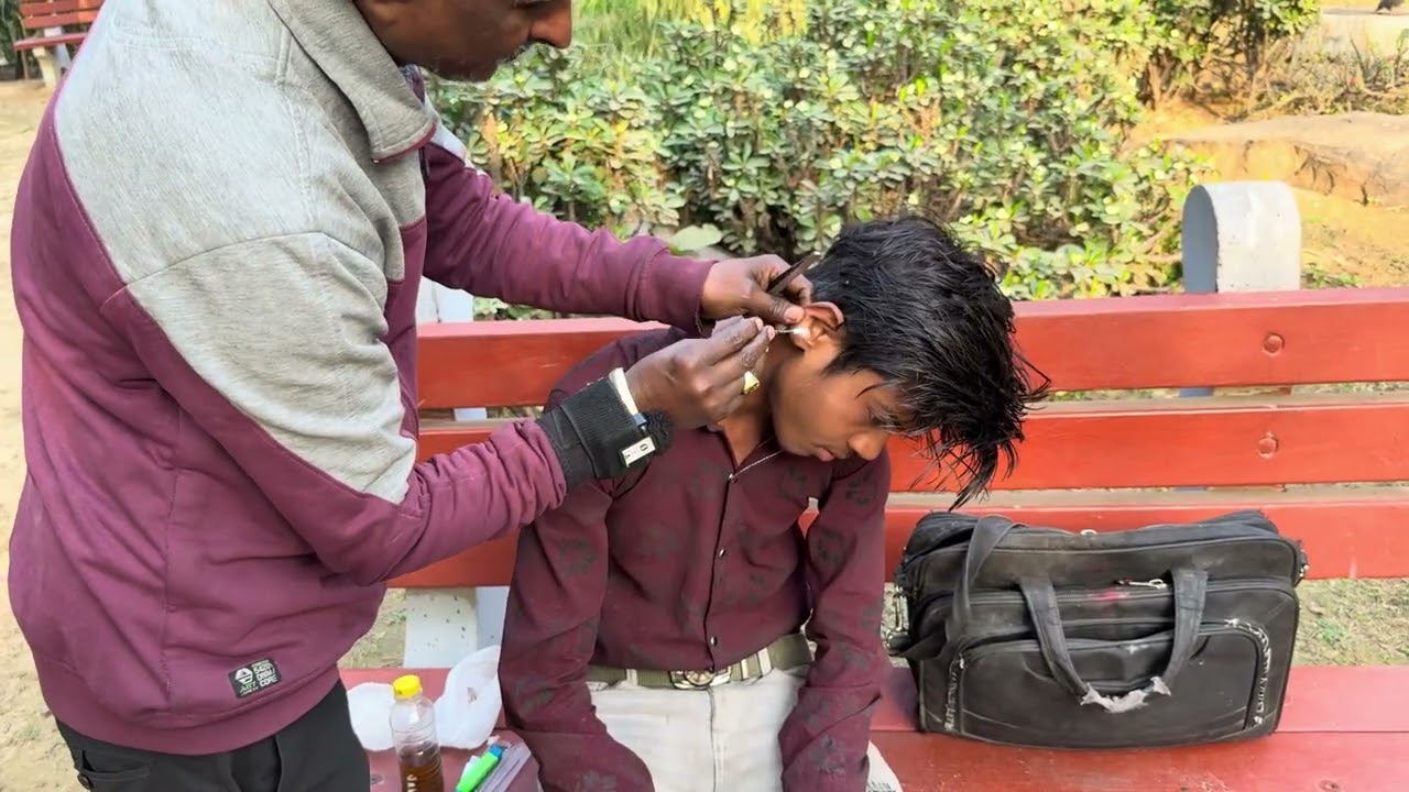 Deep Ear Cleaning Weekly Merge In Delhi Street | ASMR