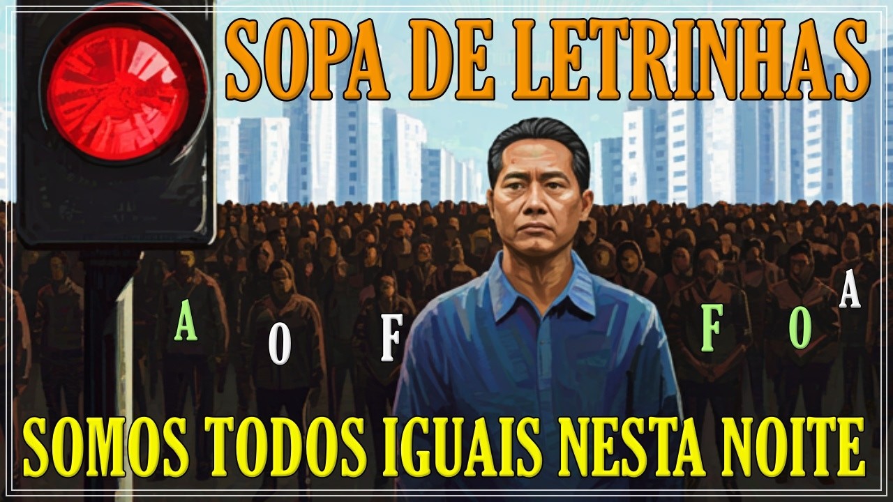 SOPA DE LETRINHAS: SOMOS TODOS IGUAIS NESTA NOITE