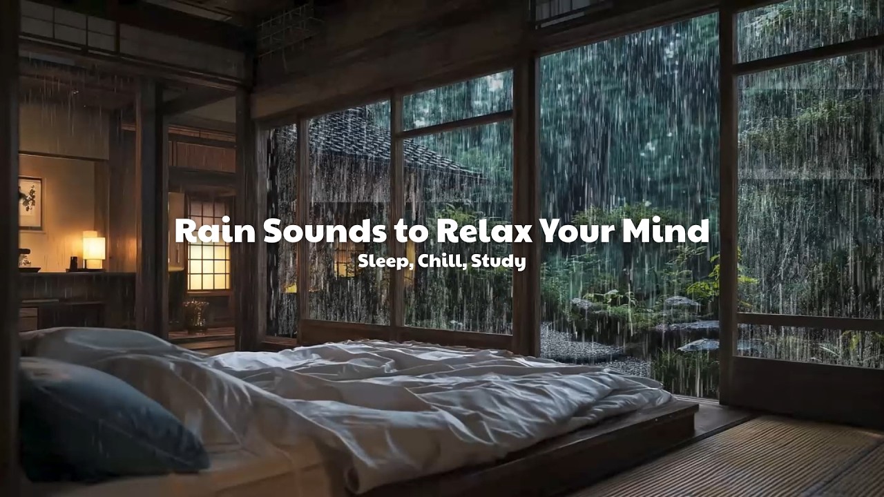 Rain Sounds to Relax Your Mind 😌 Sleep, Chill, Study