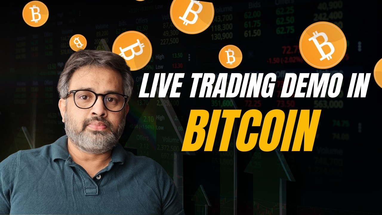Live trading demo in Bitcoin (Crypto trading series)